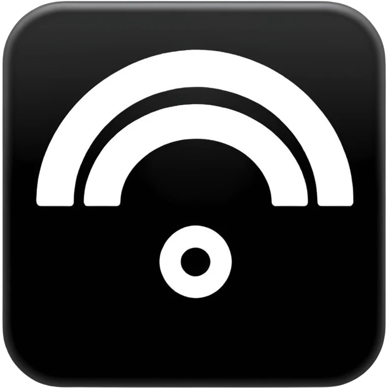 Minimalist “No Wi-Fi” icon emoji