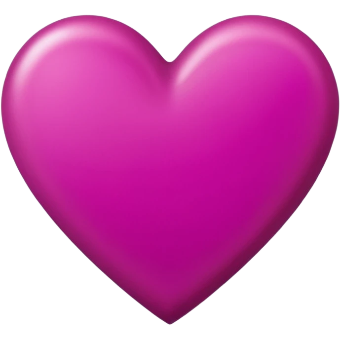 heart with a velvet magenta center emoji