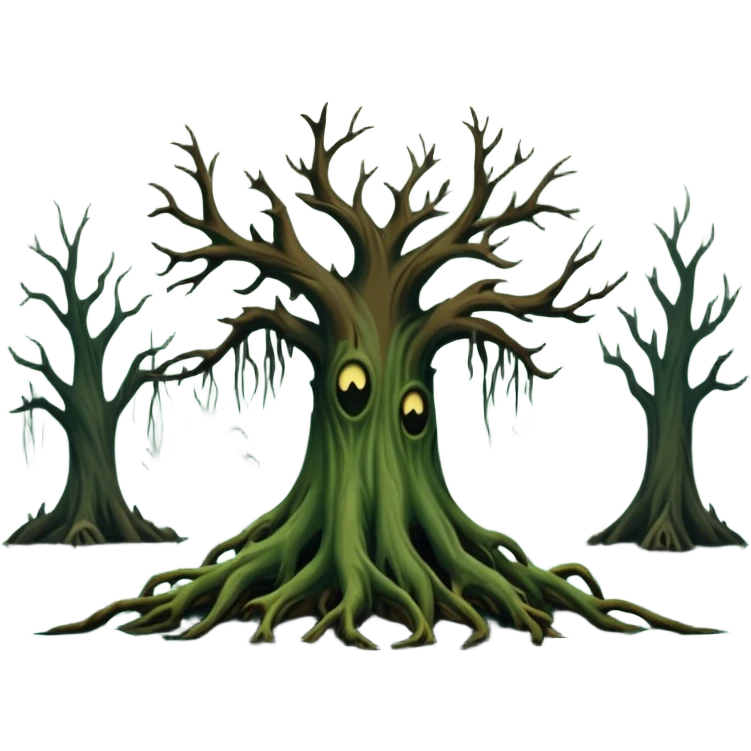 horror swamp png emoji