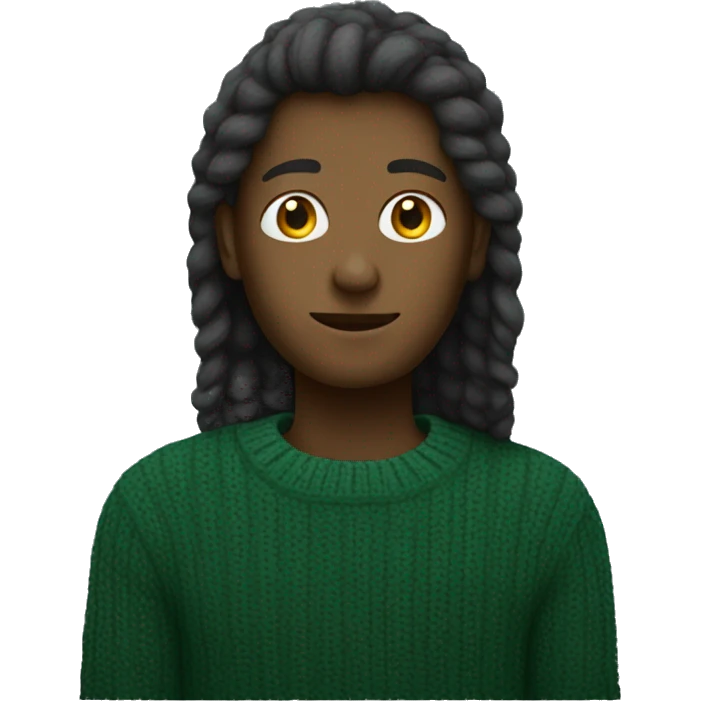 Dark green sweater emoji