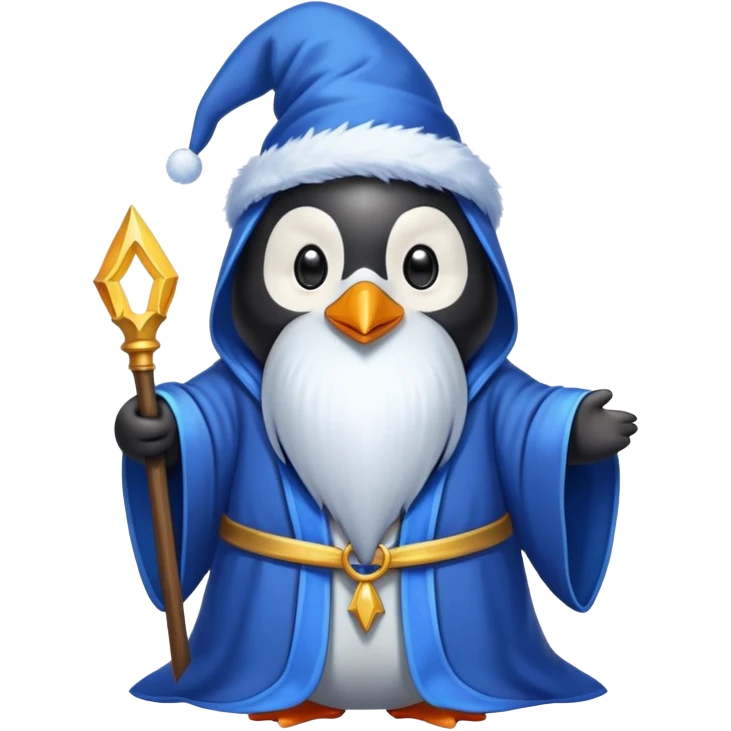 Penguin Wizard emoji