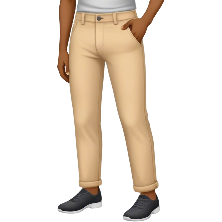 putting on pants emoji