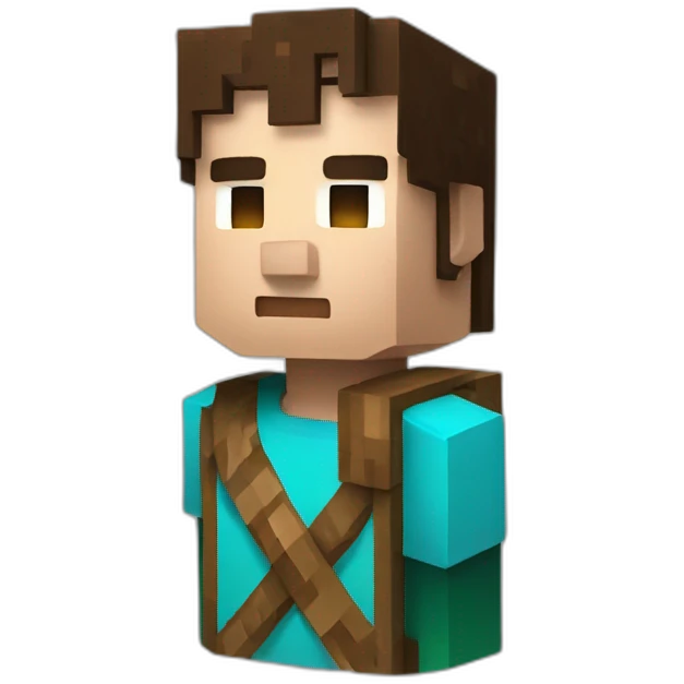 Minecraft steve emoji