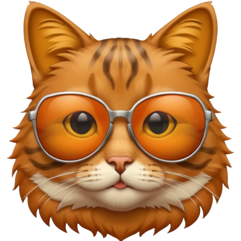 Cat wearing sunglasses emoji