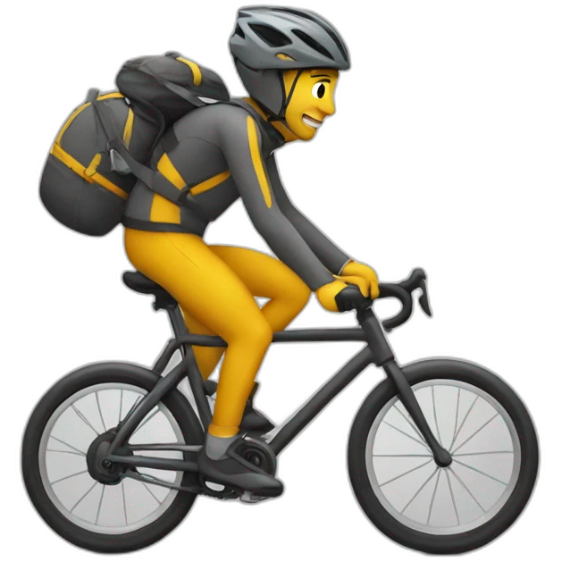roi en vélo emoji