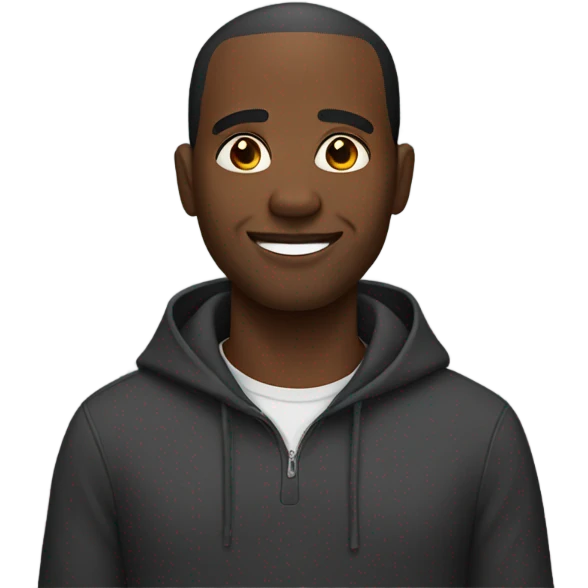 black man emoji
