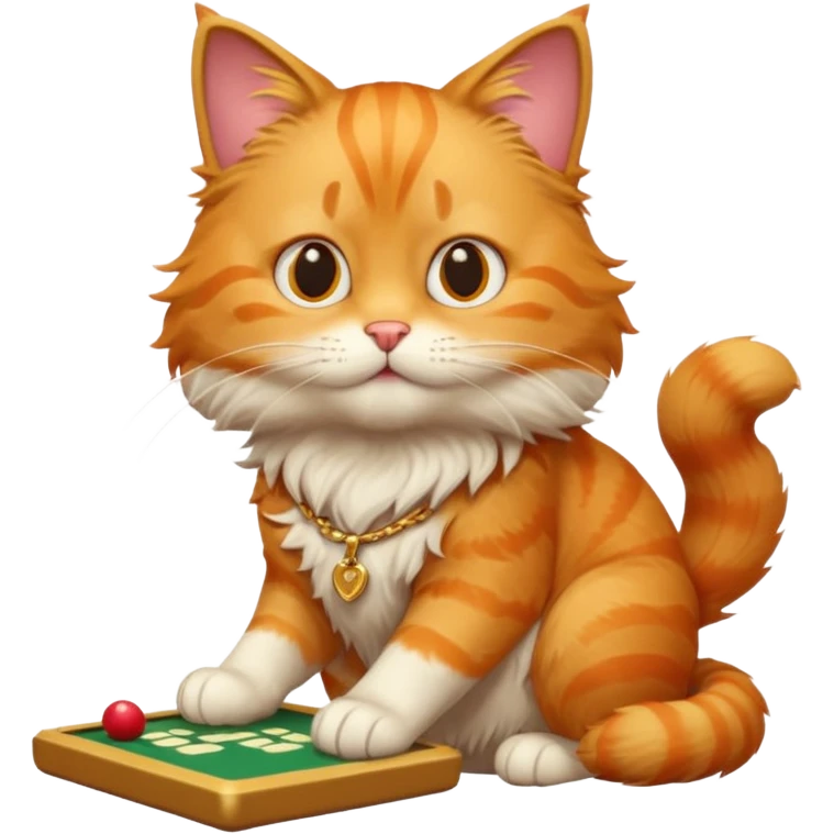 Oyun oynayan kral kedi emoji