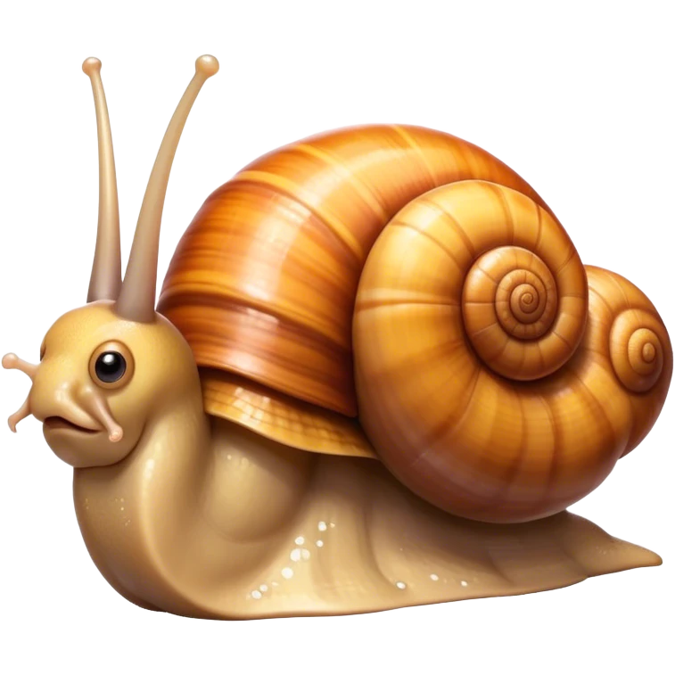 Very muscular snail emoji