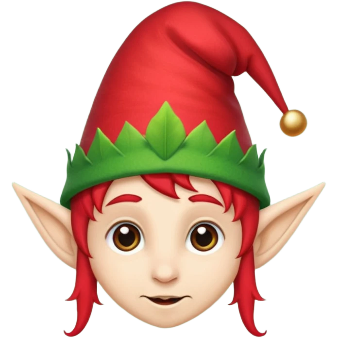 christmas elf head emoji