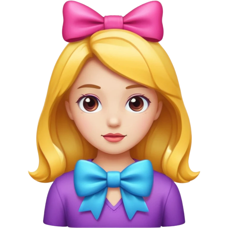 Girls bow  emoji