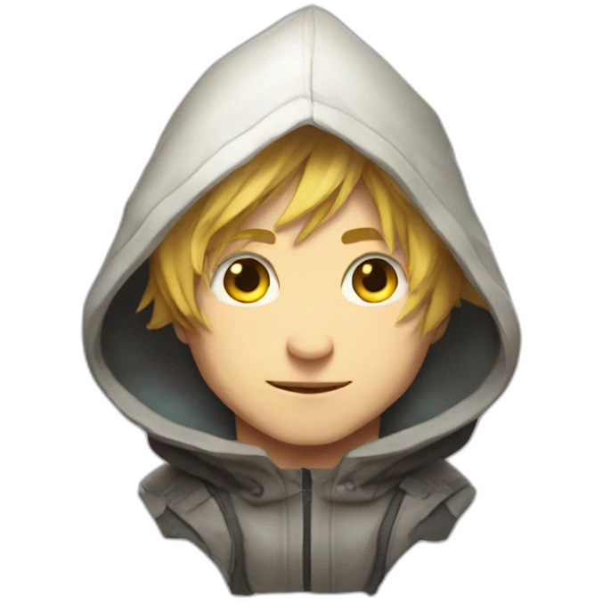 Ezreal with a hood emoji