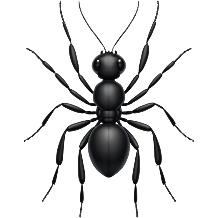 black ant emoji