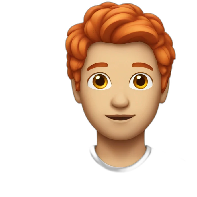 red hair emoji