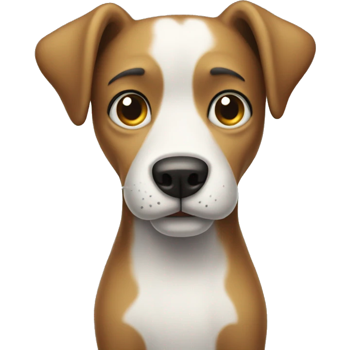 Chill cartoon dog that has hands in his pockets emoji