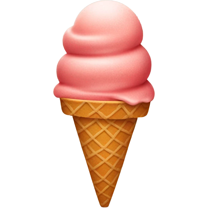 Ice cram red emoji