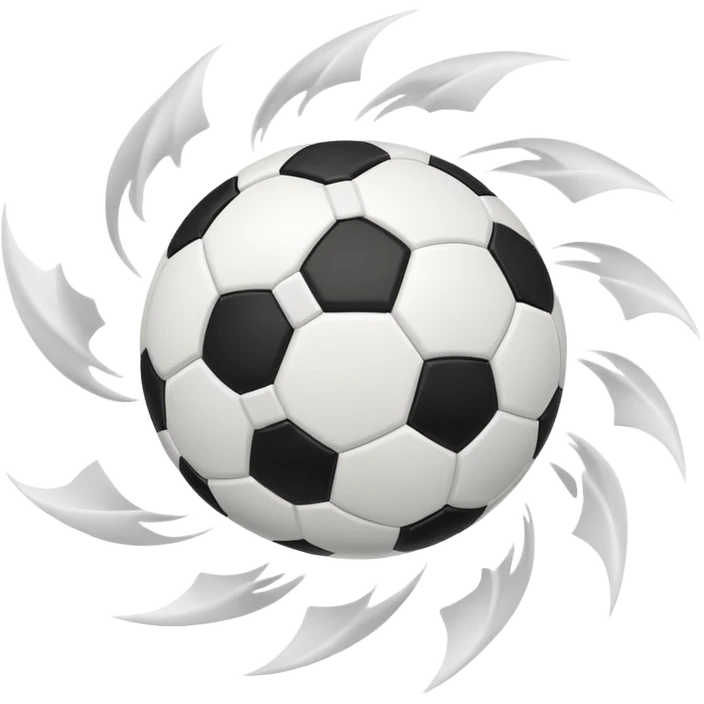 combine the football soccer ball emoji with the wind emoji emoji