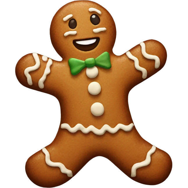 Gingerbread man  emoji