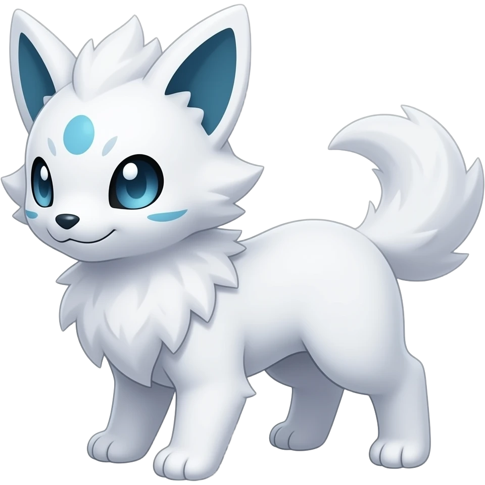 Shiny melanistic furry pastel white bright Meloetta-Giratina-Noibat-Pokémon-Fakémon-fusion-hybrid-creature emoji