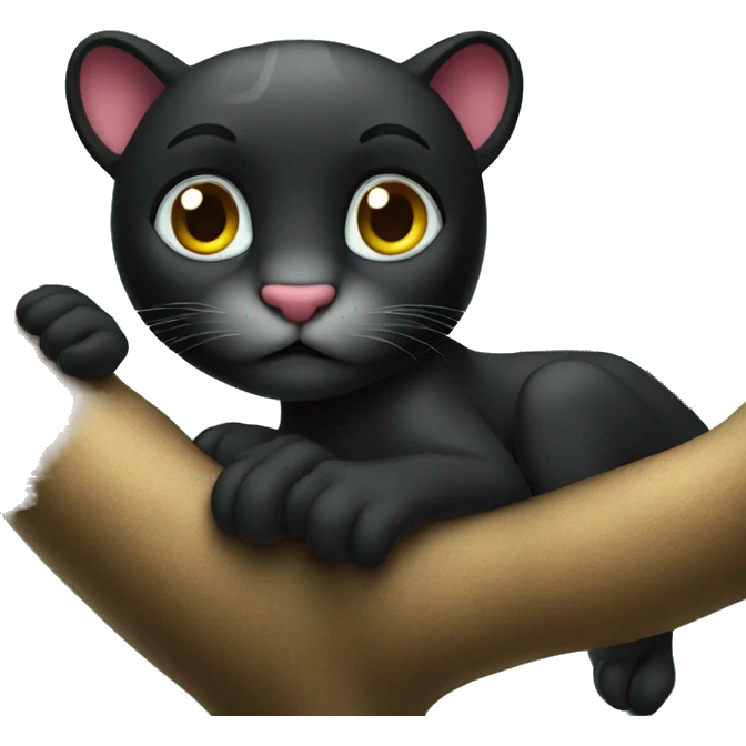 The panther in the tree emoji
