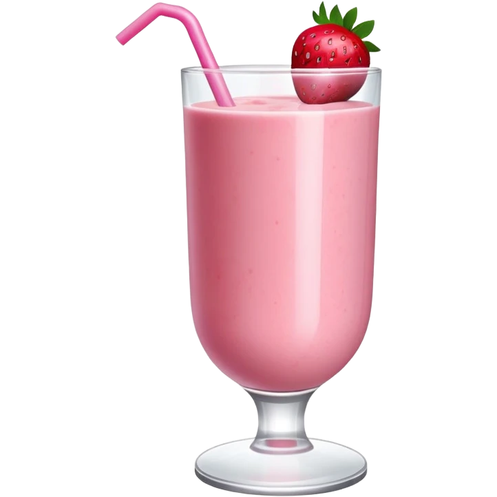 Strawberry smoothie  emoji