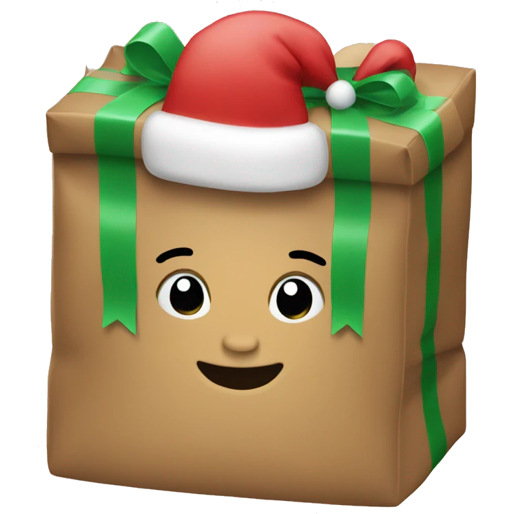 Christmas bag emoji