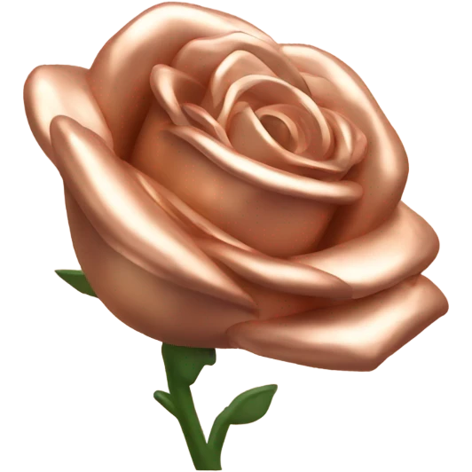 Rose gold en slope emoji