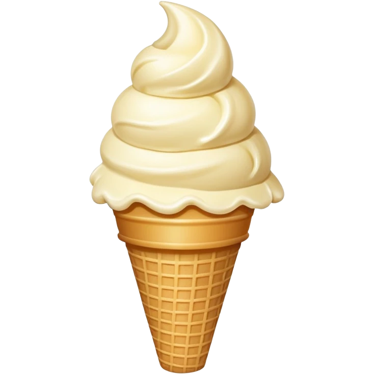 vanilla ice cream emoji