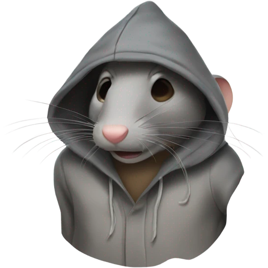 A rat from the hood emoji