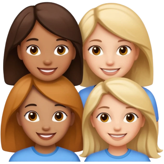 3 girl best friends emoji