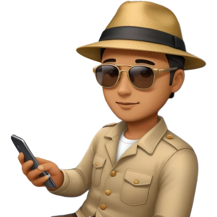 Man sitting in the air plane seat  emoji