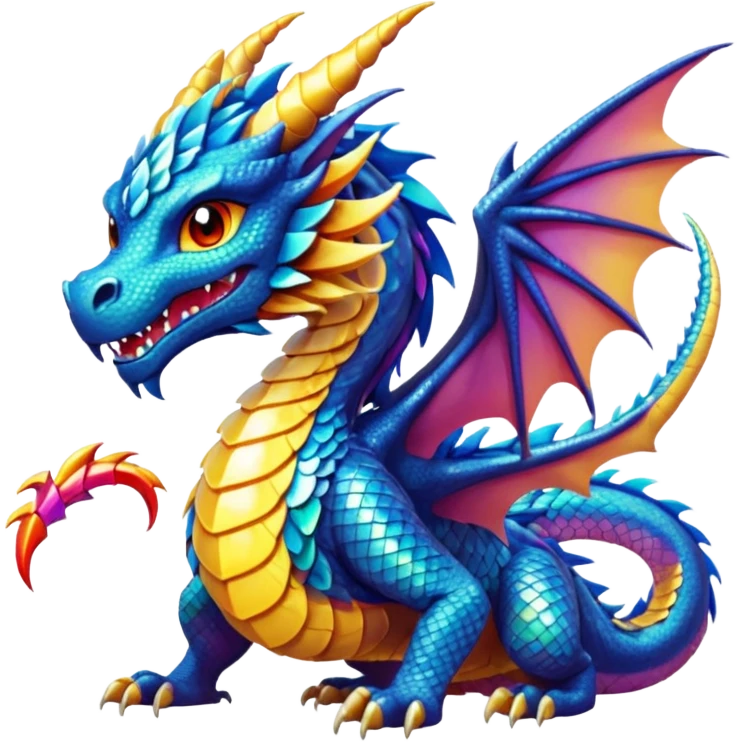 An anime dragon emoji