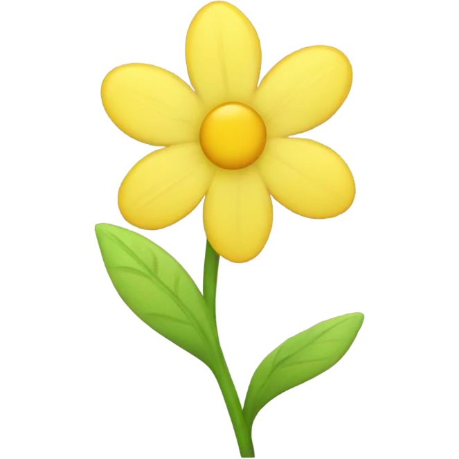 Yellow fairy flowers  emoji