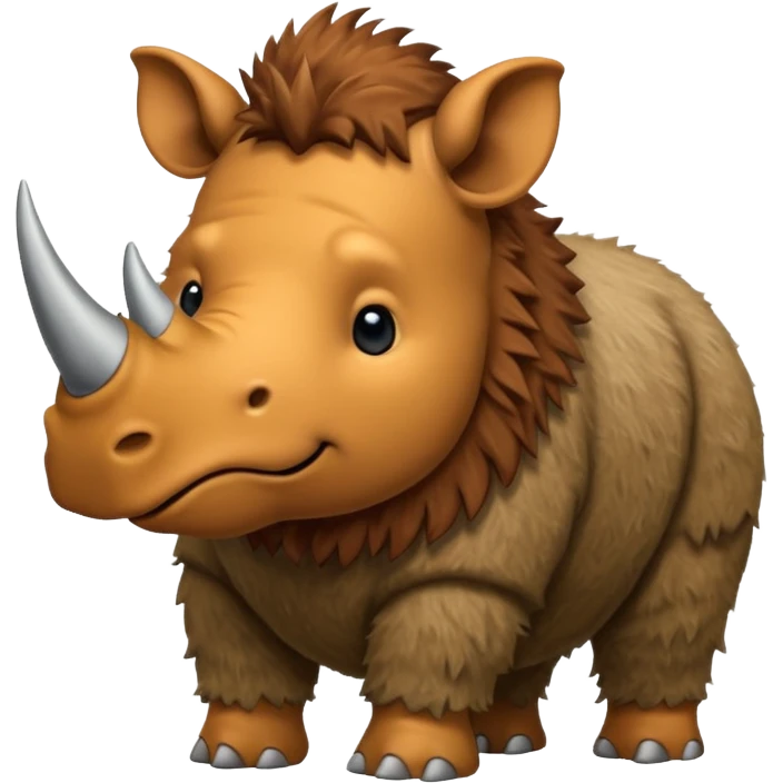 wooly rhinoceros emoji