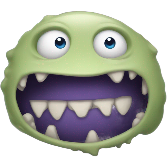 The monster under my bed emoji