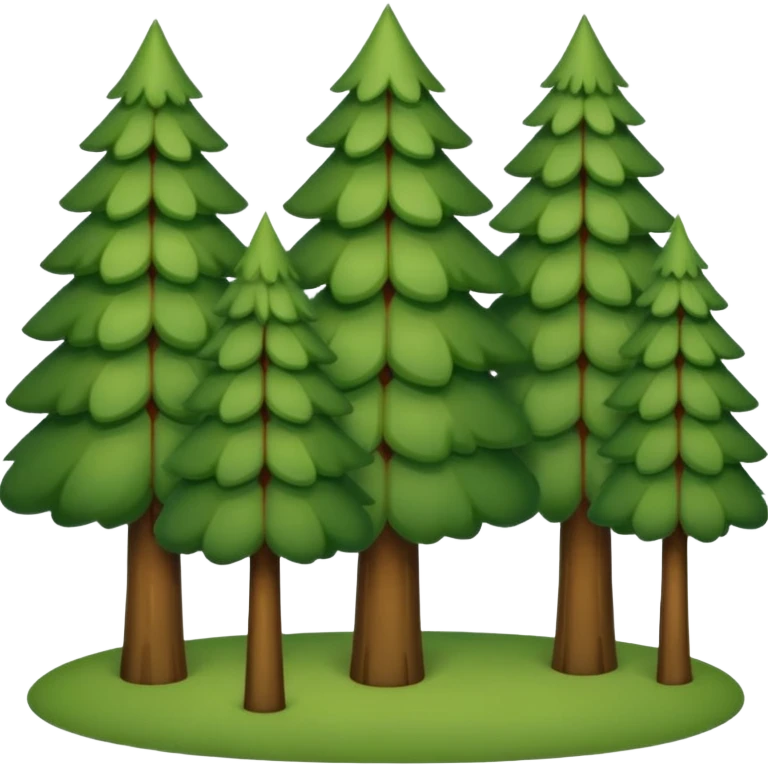 forest with trees emoji