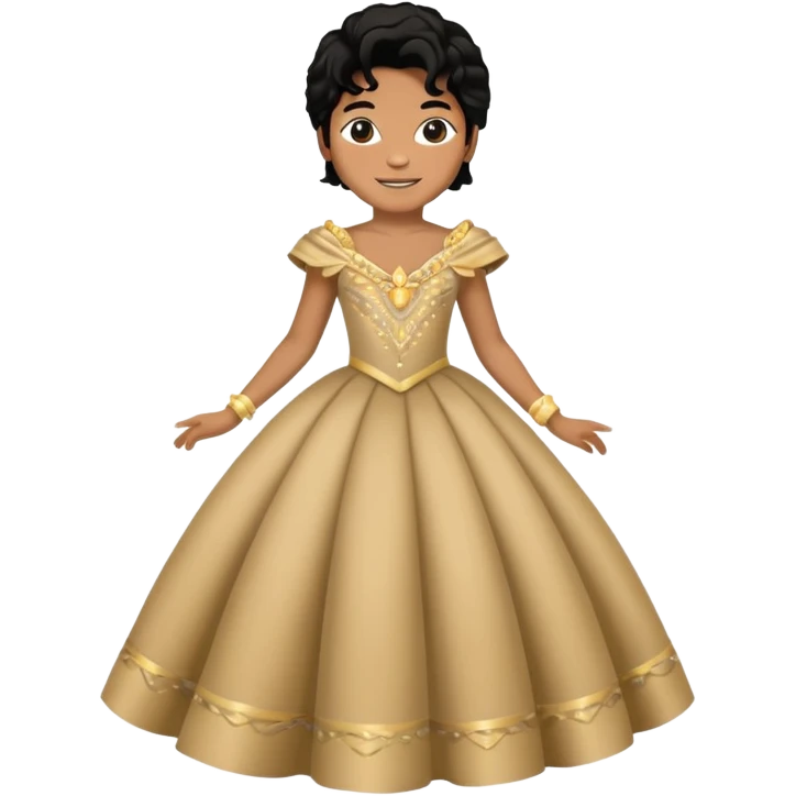 michael jackson with a gala dress emoji