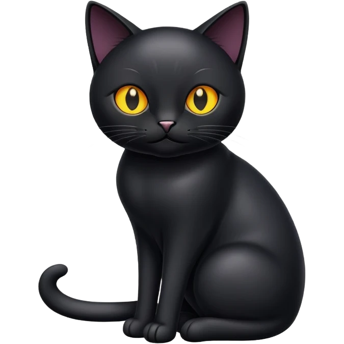 Black cat emoji
