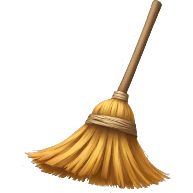 crossed magic brooms emoji