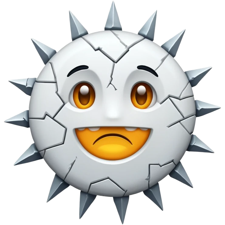 crack in the white wall emoji