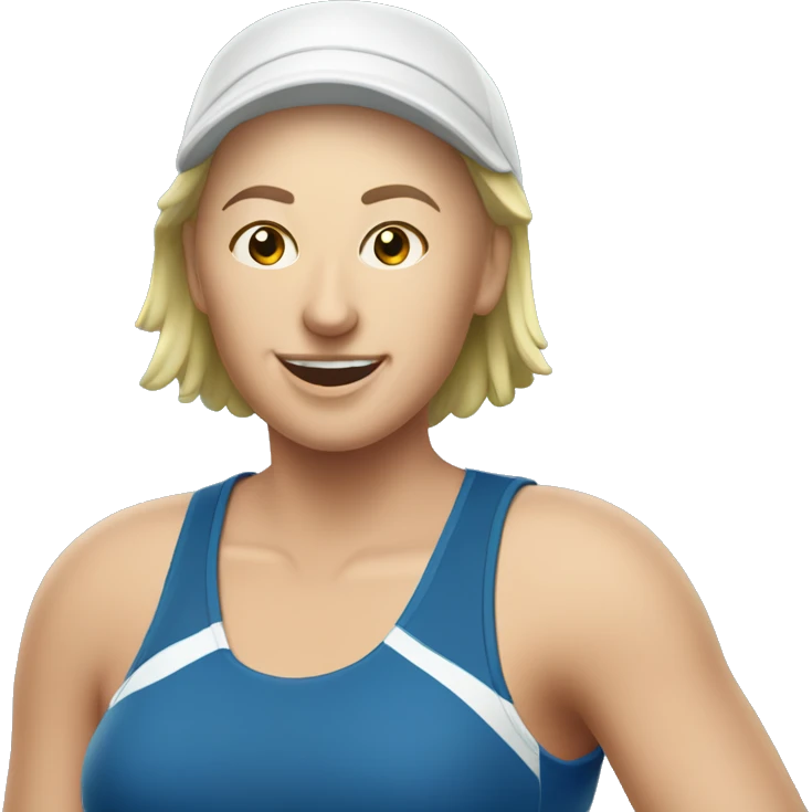 Lady pickleball emoji
