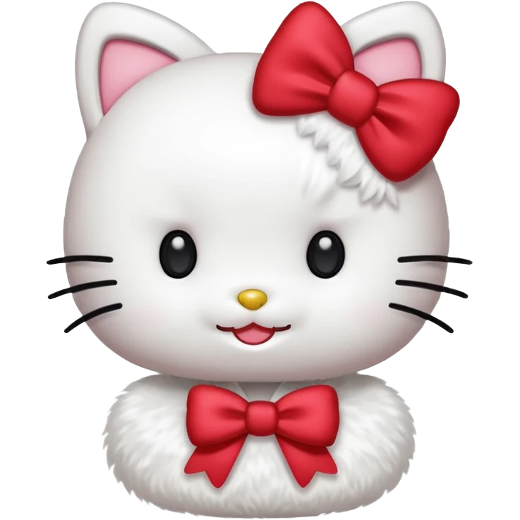 Hello kitty cartoon emoji