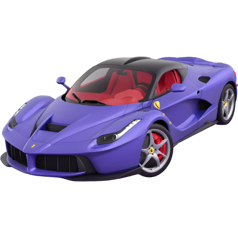 LaFerrari supercar emoji