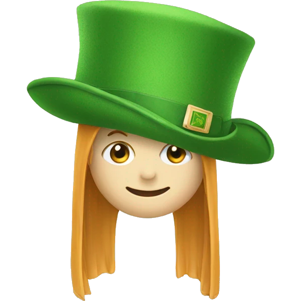 ireland hat upside down emoji