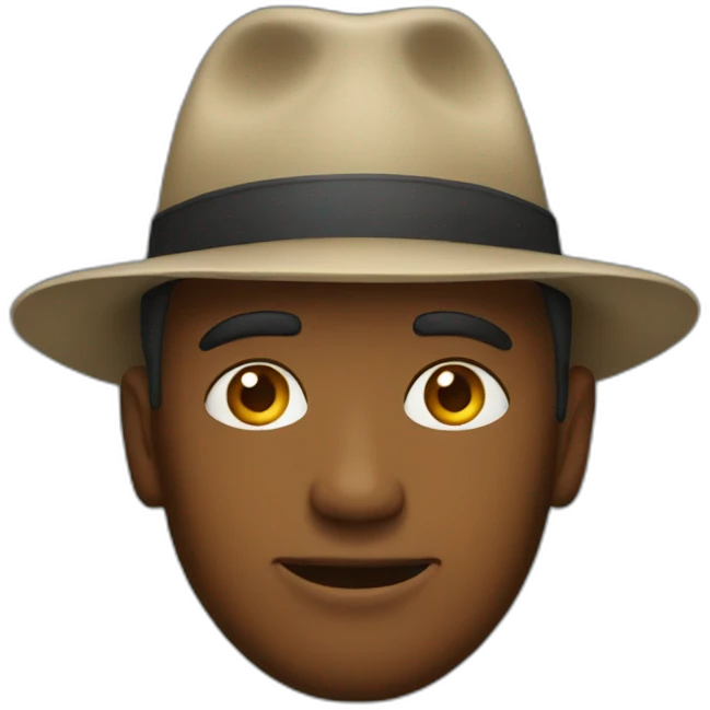 man in a hat emoji