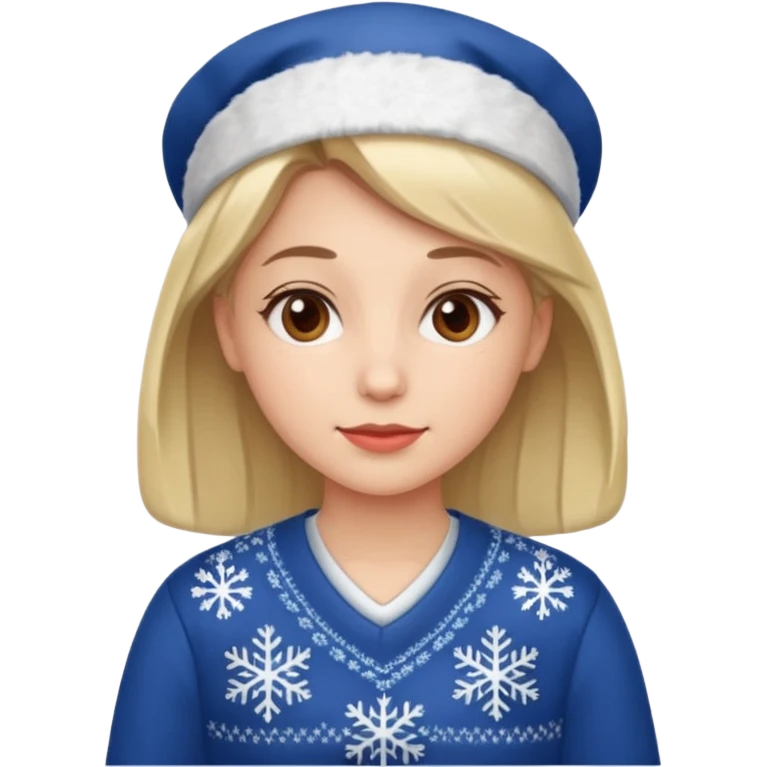 nurse wearing a christmas pullover emoji