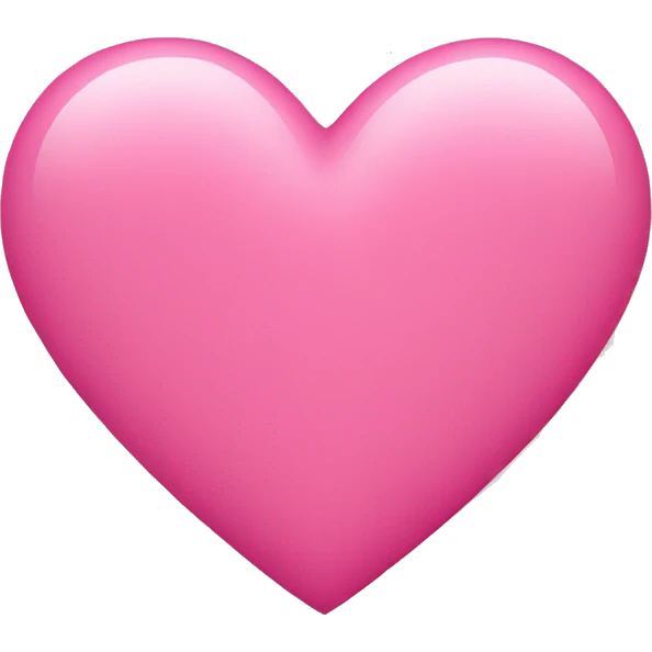 Pink heart emoji