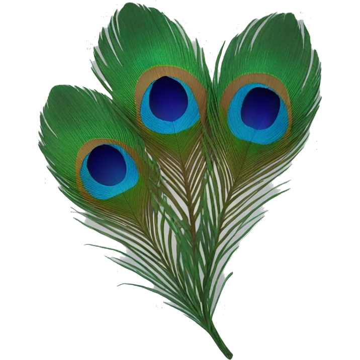 peacock feather emoji