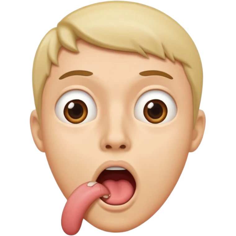 person with foot in mouth emoji