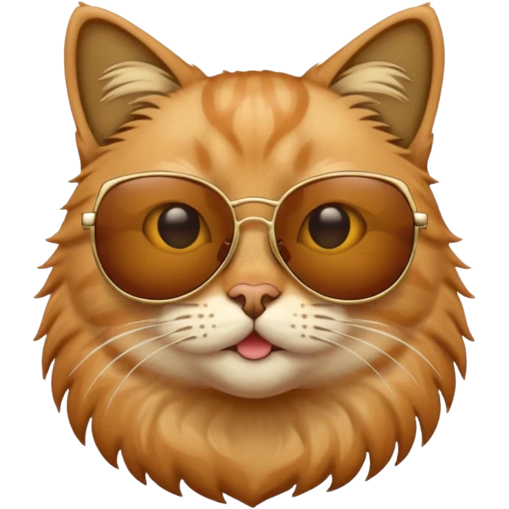 Cat wearing sunglasses emoji