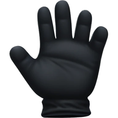 Black glove snapping fingers emoji